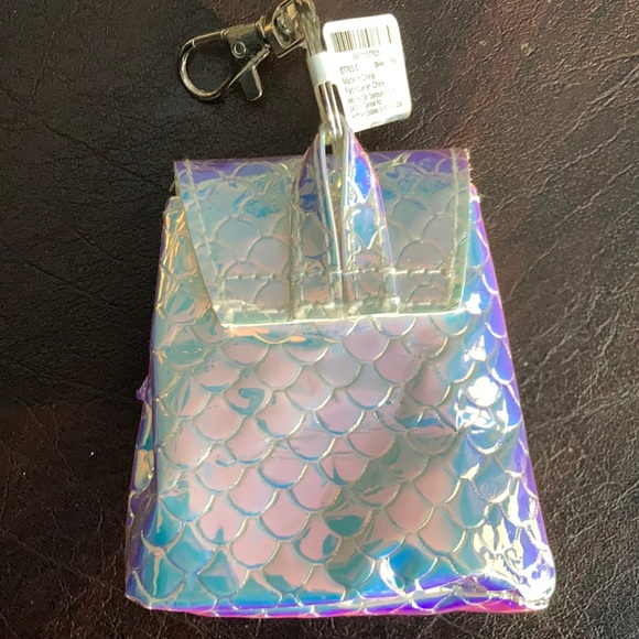 ⚜️Silver Iridescent Mini Mermaid Backpack - Picture 3 of 5